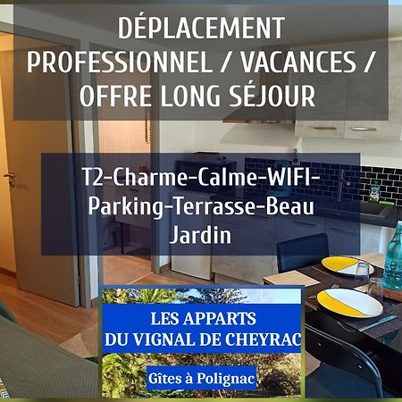 Les Apparts Du Vignal De Cheyrac Polignac  Bagian luar foto